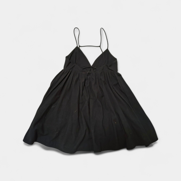 Reformation Amara Black Mini Dress Size Small - Picture 4 of 6